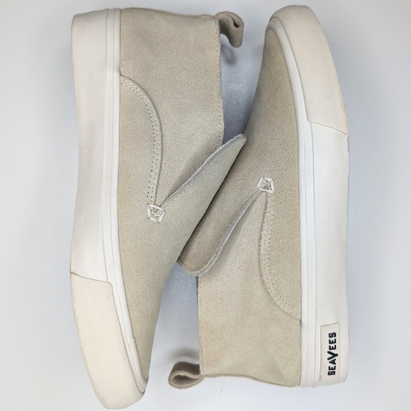 SeaVees Huntington Middie suede leather ankle loafer sneaker beige size 7.5 - Picture 7 of 8